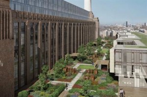 Battersea Power Station office and residential roof gardens Image: Andy Sturgeon Source: www.hortweek.com